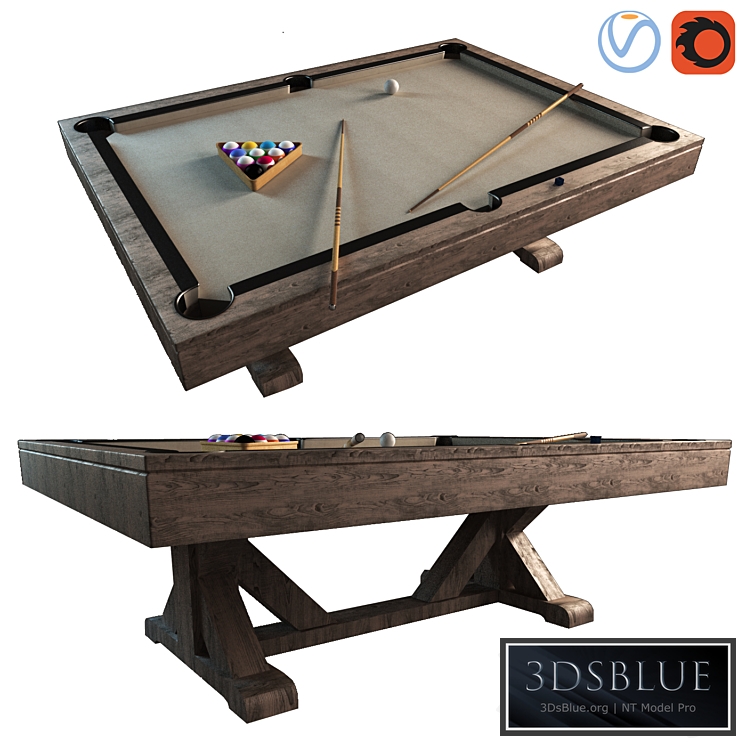 Pottery Barn Charleston Pool Table