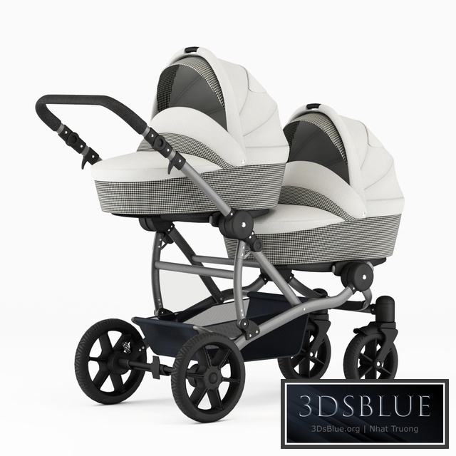 Carriage for twins for newborns