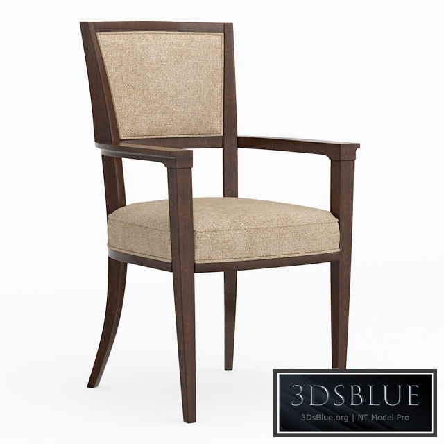Dining chair with armrests Moderne Arm Chair Caracole