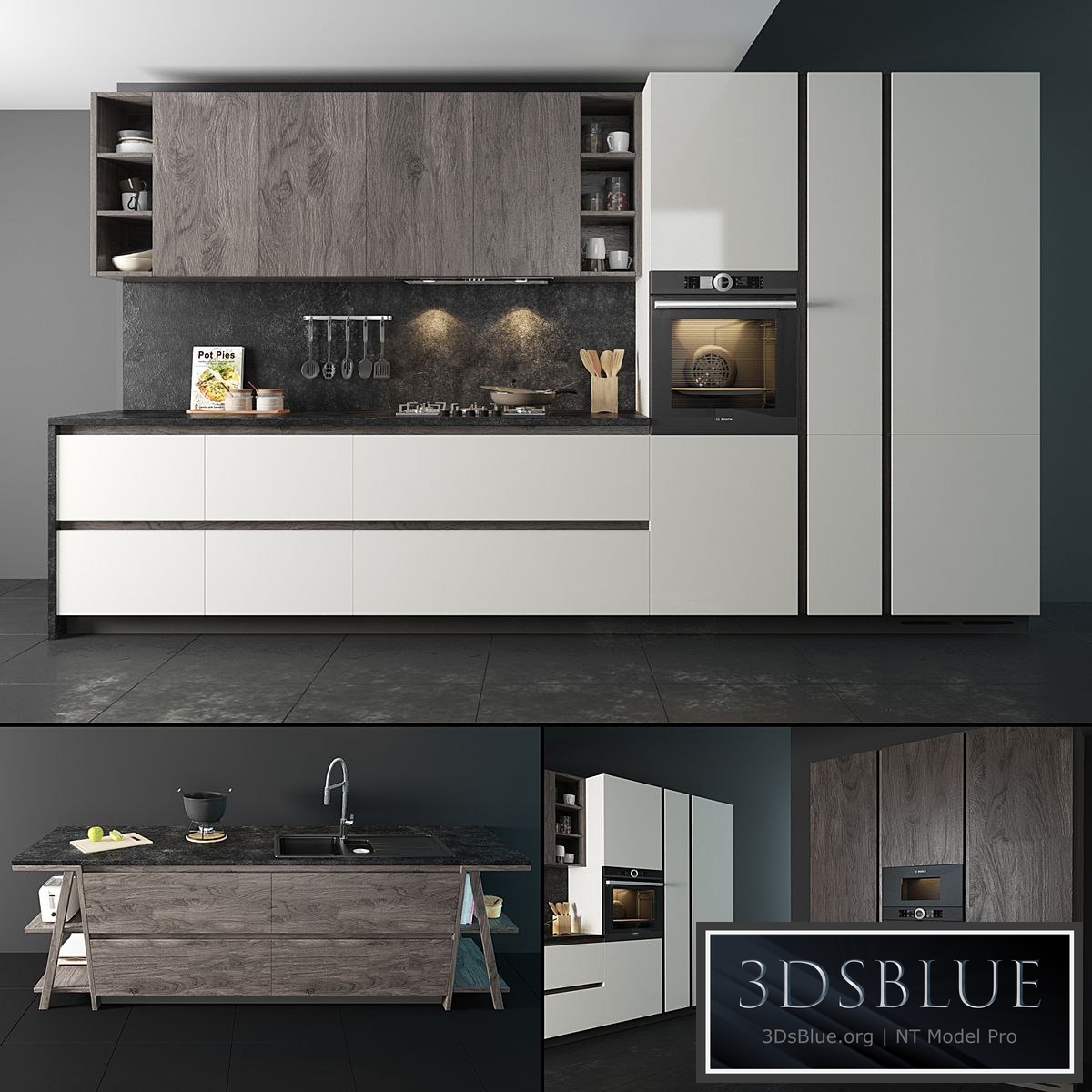 Kitchen set "Arredo3 Linea Plana".