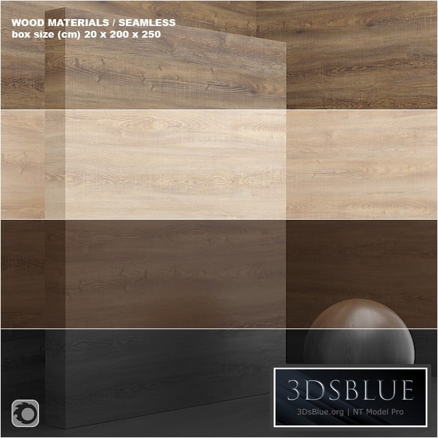 Material wood / veneer (seamless) - set 20