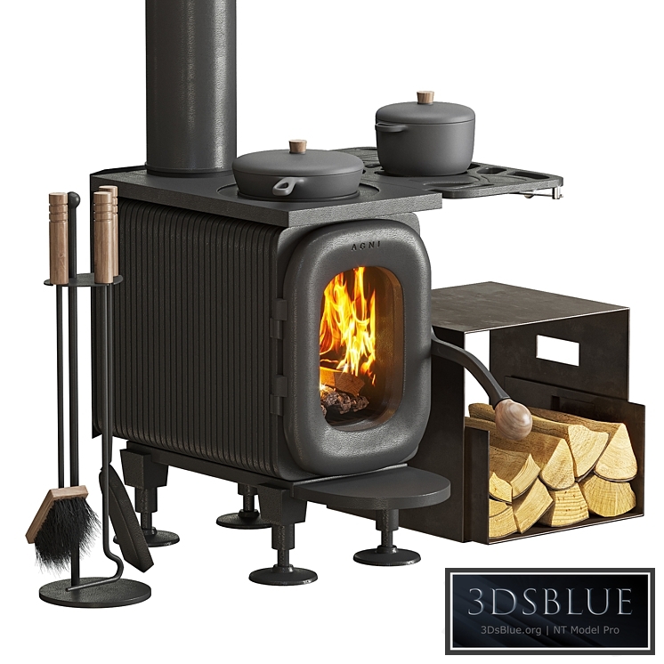 Wood burning stove AGNI