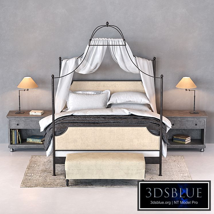 19TH C. CAMPAIGN FABRIC IRON