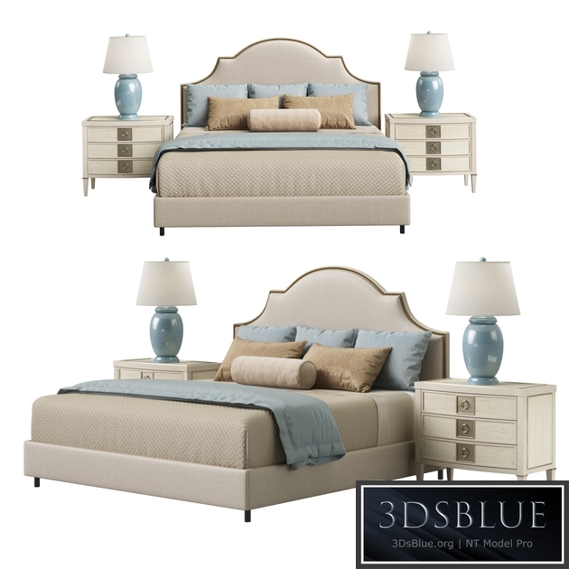 Horchow Cheresse King Bed