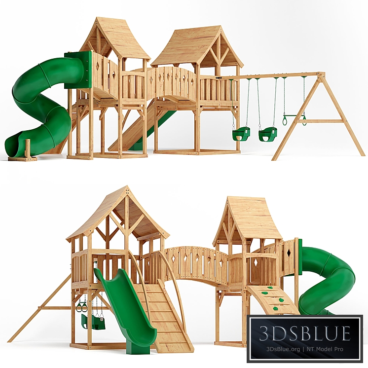 Majestic Double Swing Set