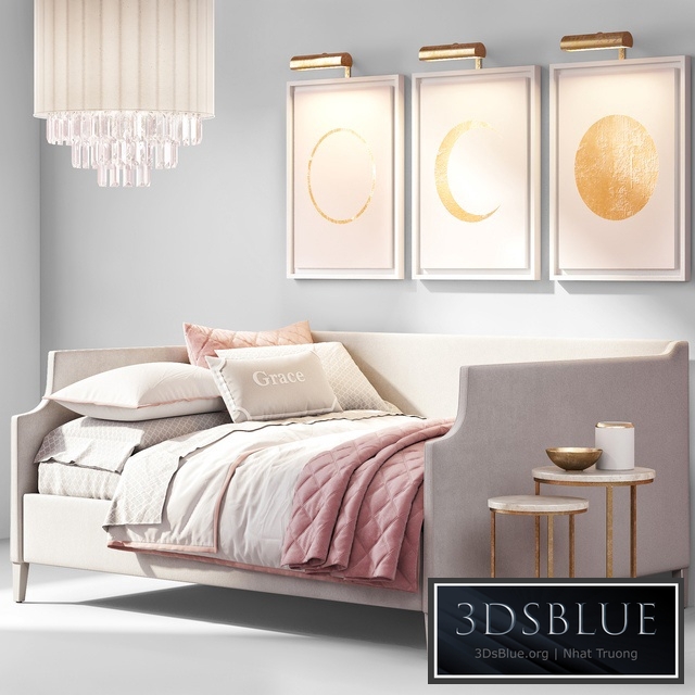 RH Annika Velvet Daybed