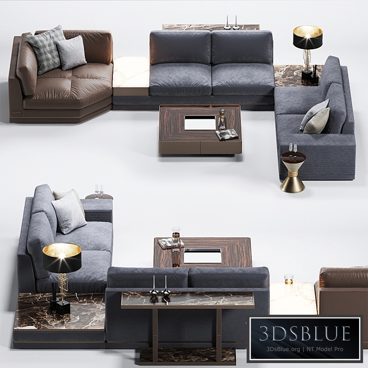 Sofa SONEN W 574 Giuseppe Iasparra from Longhi