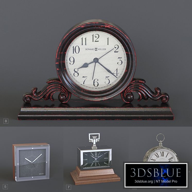 Table clock pack 02