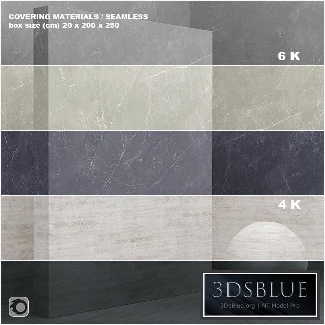Material (seamless) - coating, marble, plaster set 46