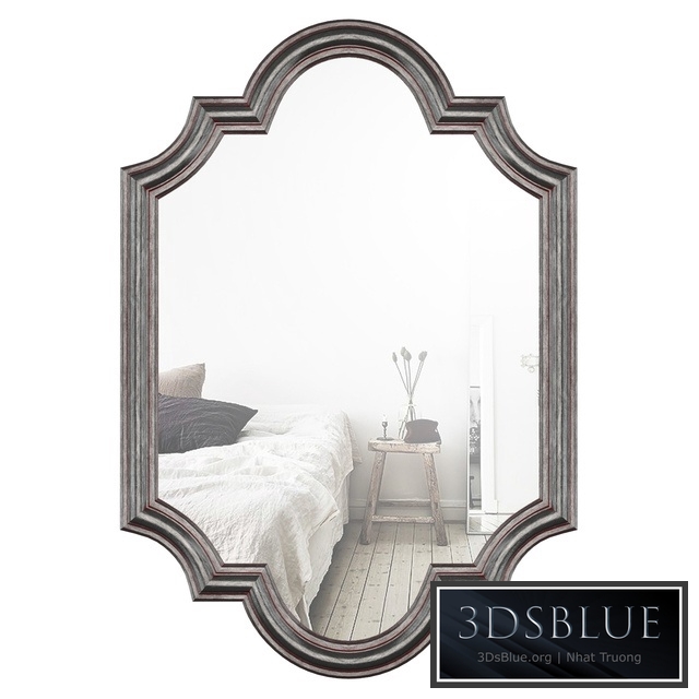 Mirror Oxford figured black