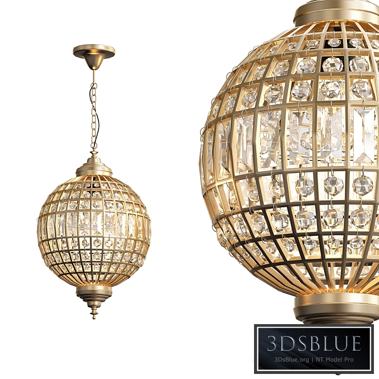 ZENZA Filisky Bol Silver Pendant Light