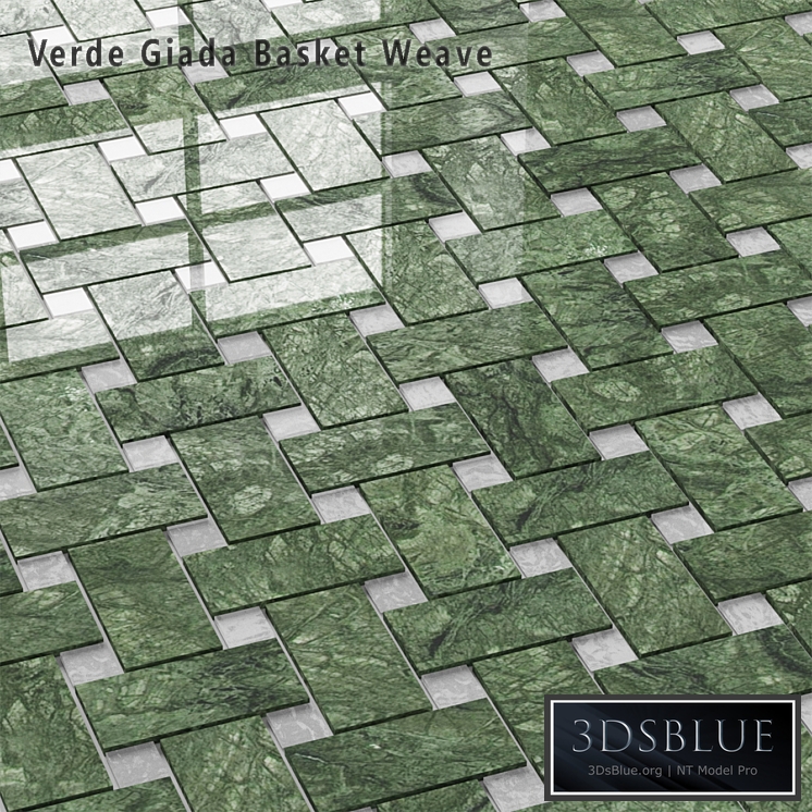 Tiles Sicis SiciStone Verde Giada Basket Weave