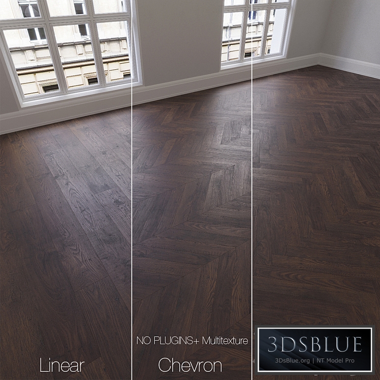 Parquet natural, Oak Whiskey, 3 types. Linear, chevron, herringbone.