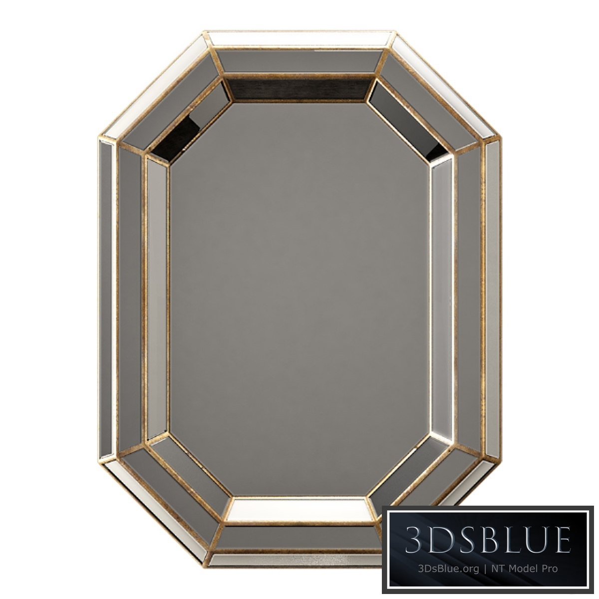 Surya gordon champagne wall mirror