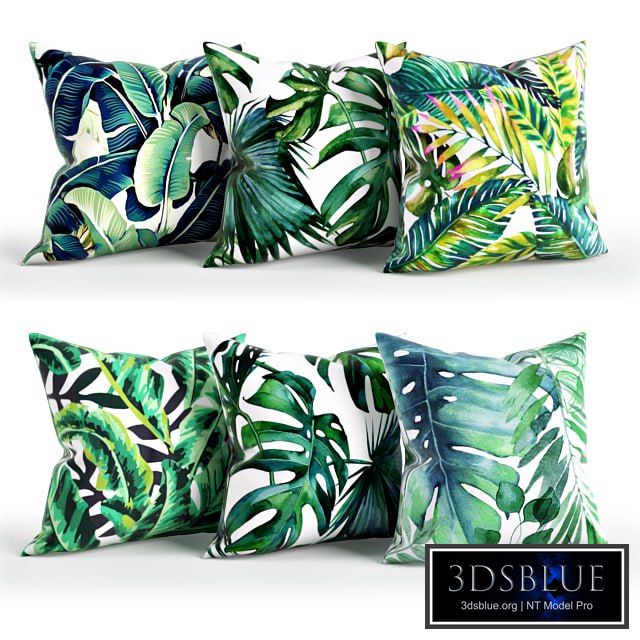 Leaves_Pillow_Set_Society6