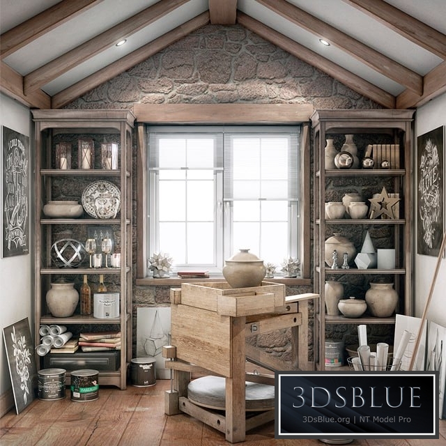 Potter's workshop \ Creative studio.