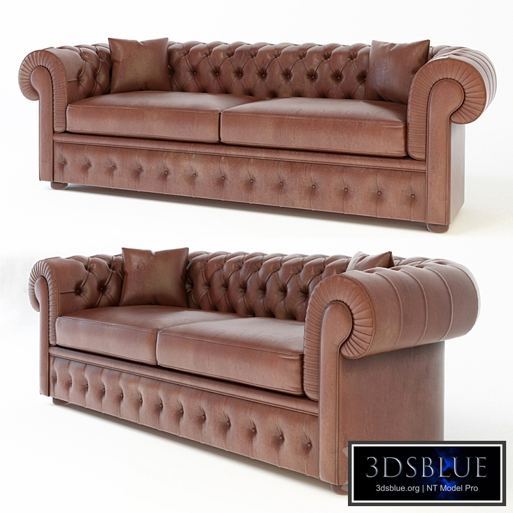 sofa Chesterfield, factory Mantellassi 1926