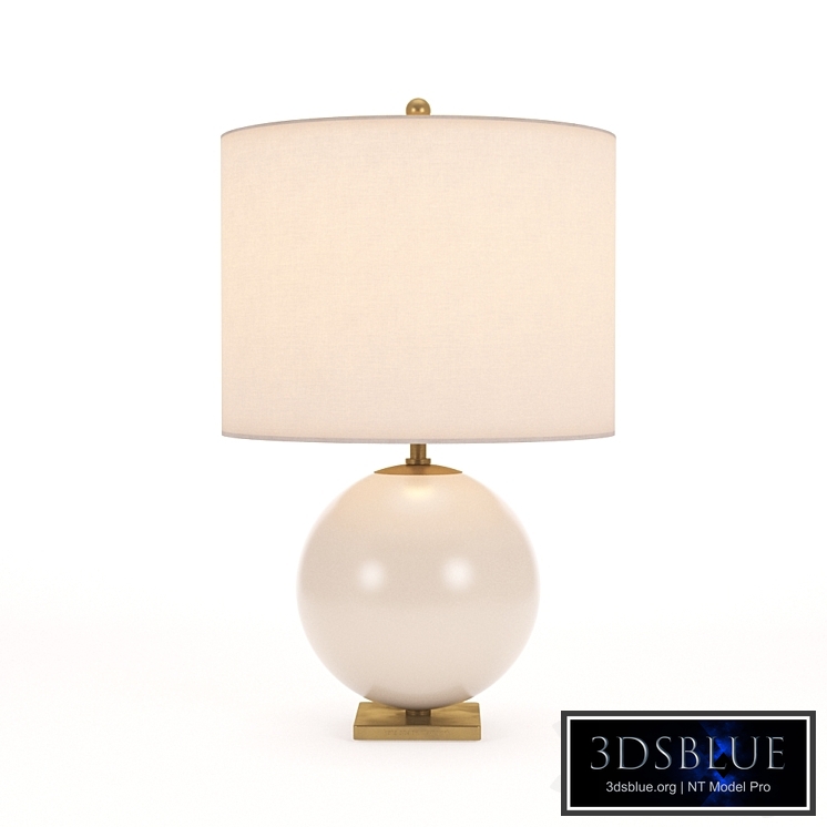 Kate Spade New York Casual Elsie Table Lamp In Blush Painted Glass