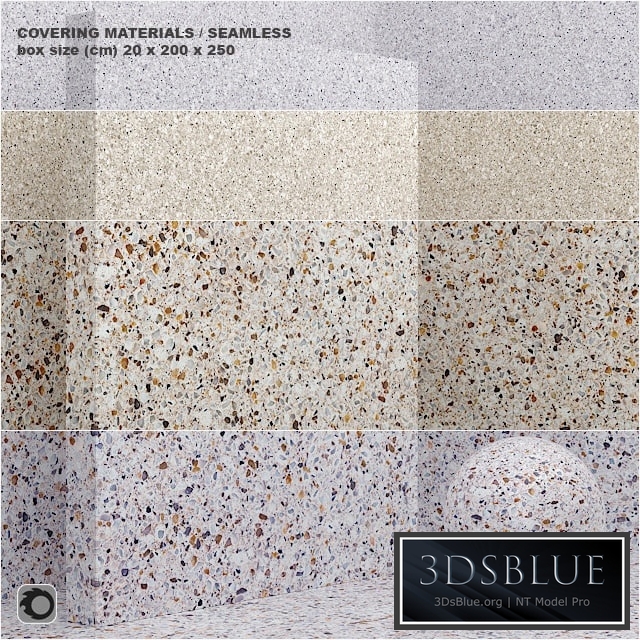 Material (seamless) - coating, stone, quartz set 49