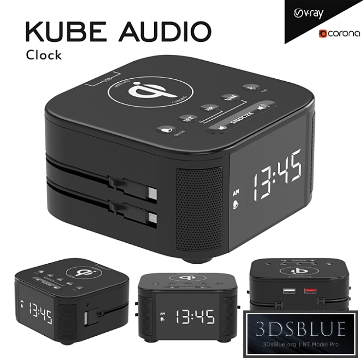 Kube Audio Clock
