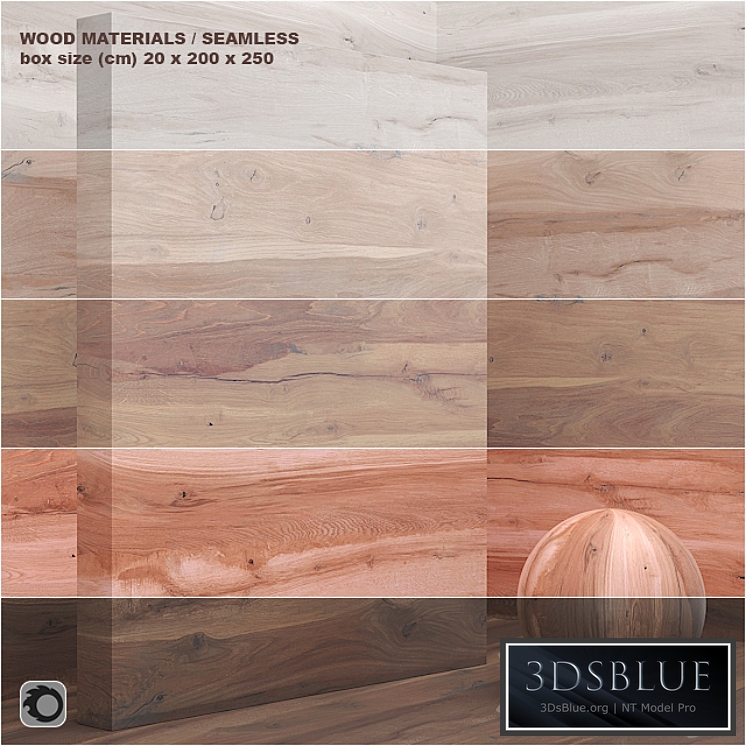 Material wood / veneer (seamless) - set 26