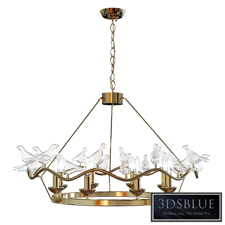 Favorite 1750-9P Chandelier Pajaritos