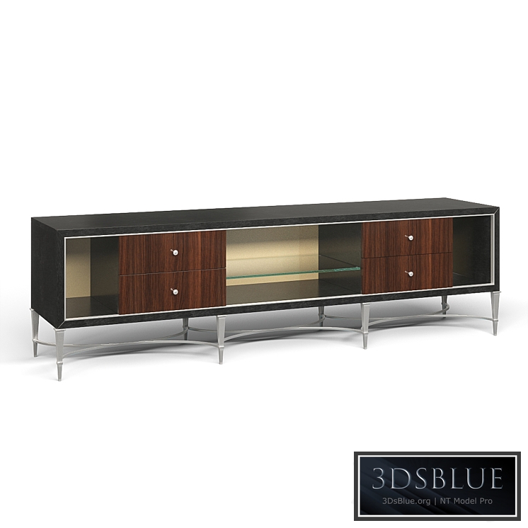 Cabinet for TV and for Mixed Media Caracole