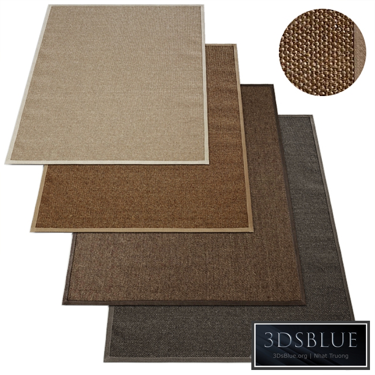 Belgian Basket Weave Sisal Rug RH Collection