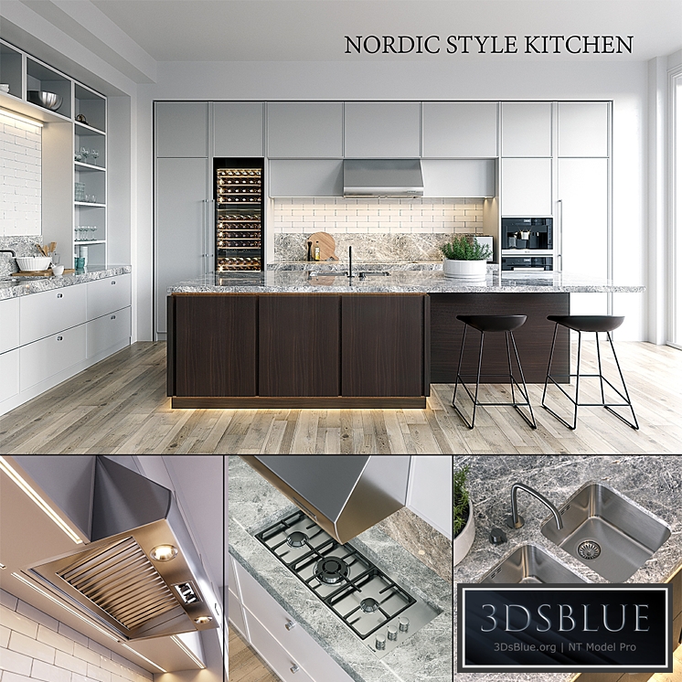 Kitchen NOLTE Carisma (vray GGX, corona PBR)