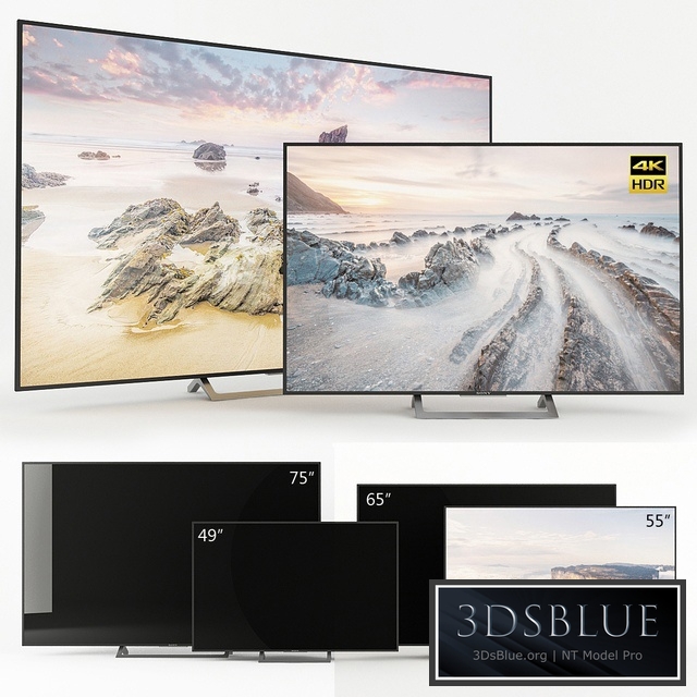 Sony KD TVs (4 pcs.)