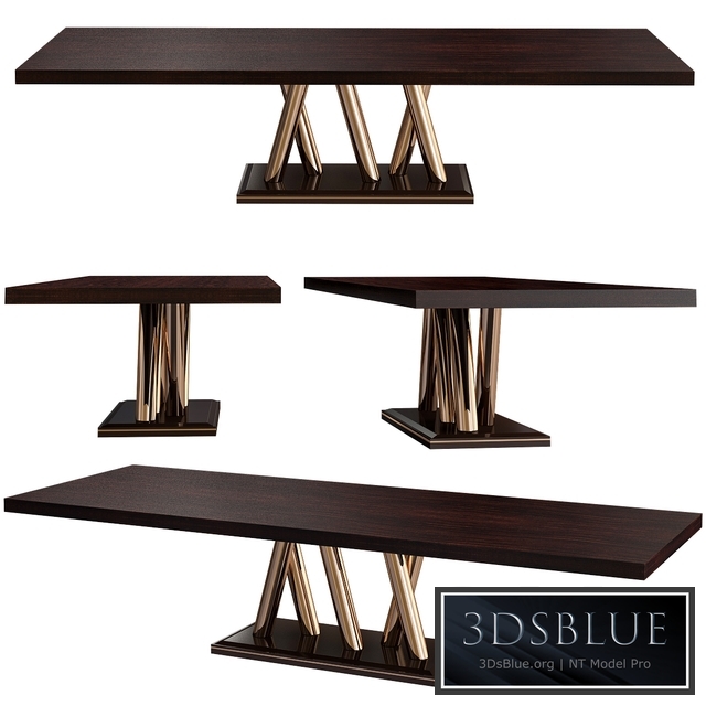 Plinto dining table by Meridiani Editions