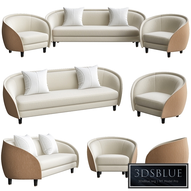 Revers Lounge Chair by Gubi