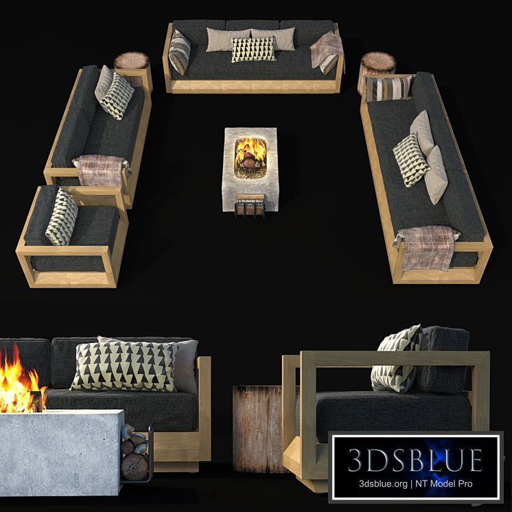 Paloma Teak Outdoor Seating Collection