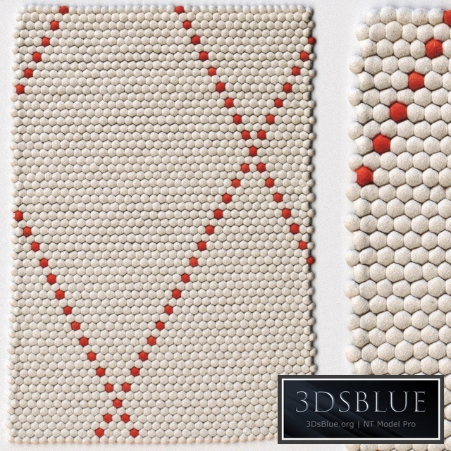 Carpet Hay Dot carpet Poppy Red rug