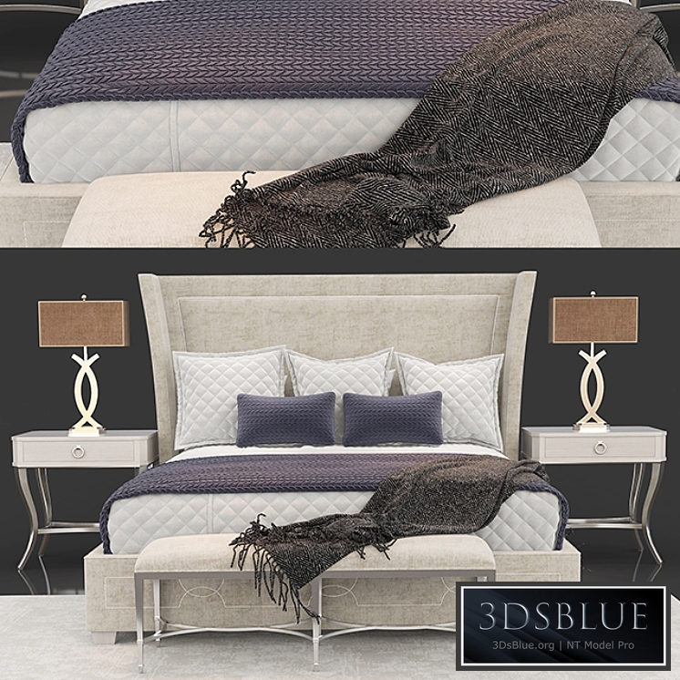 Criteria Upholstered Bed PrintShare