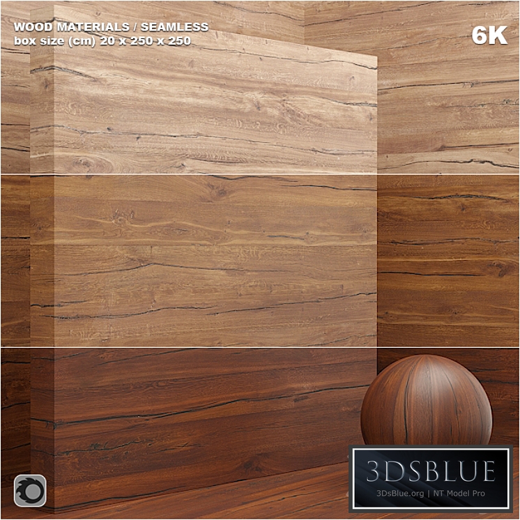 Material wood / veneer / slab (seamless) - set 27
