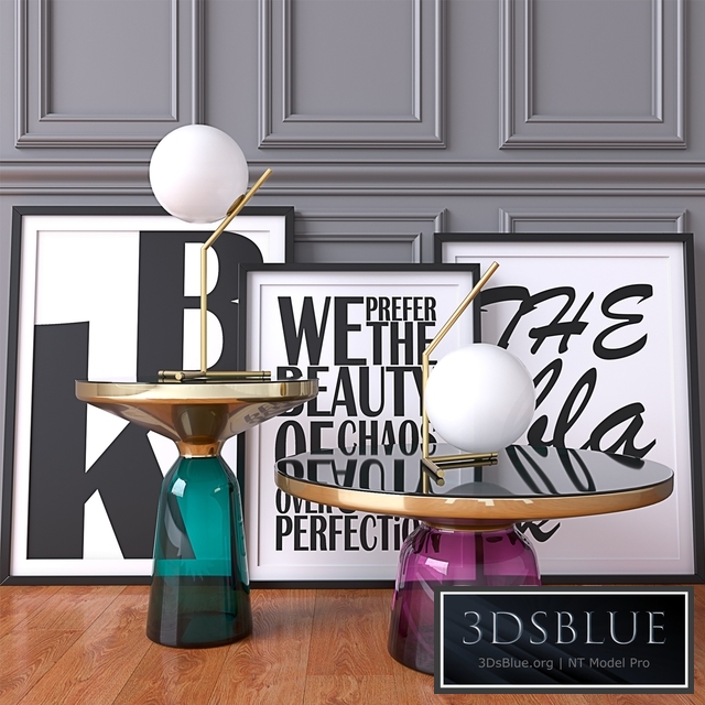 Flos IC Lights & Bell Table Coffee Table