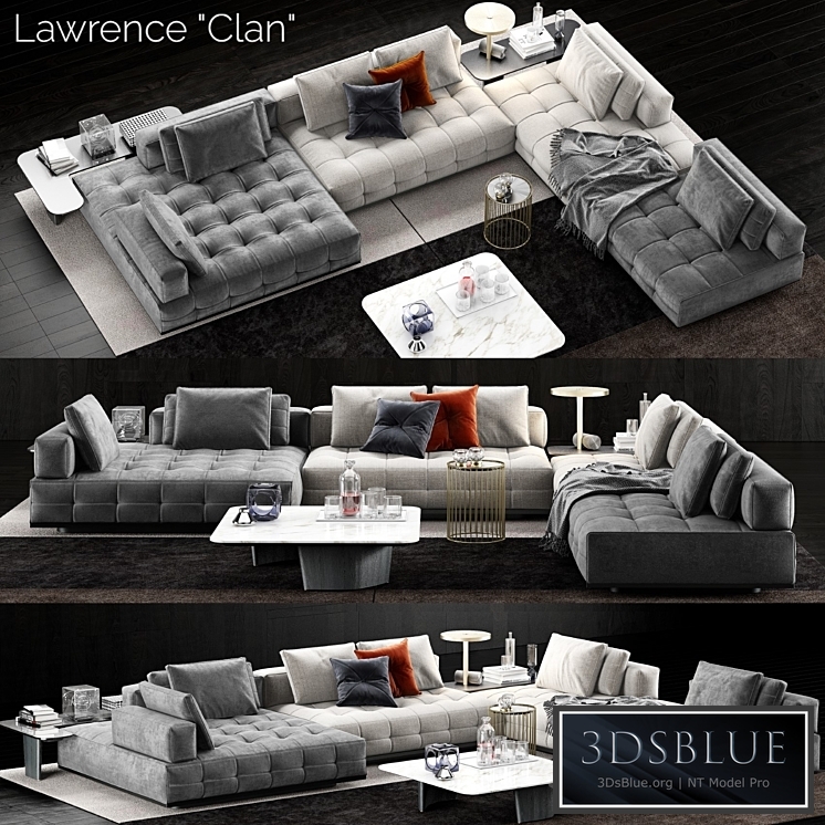 Minotti Lawrence Clan Sofa 4