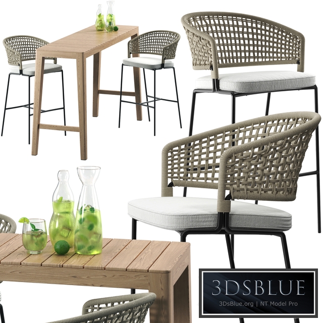 Tribu CTR Bar Chair set