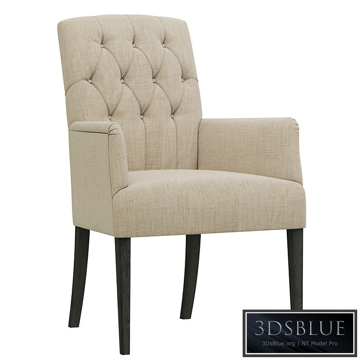 Dantone Home Chair with armrests Bordeaux-2 with a capitone