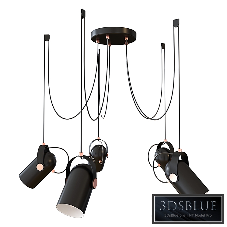 Suspended chandelier Favorit Ampolla 2007-5P