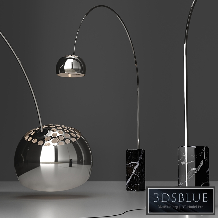 Floor Lamp Flos Arco BLACK