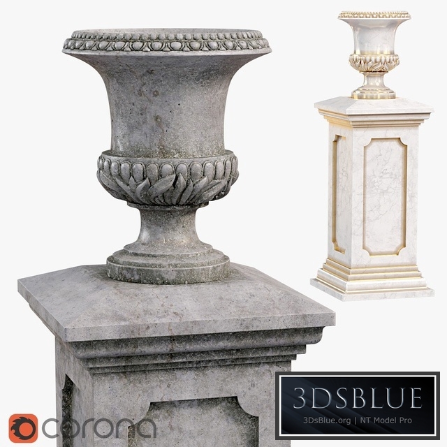 Classic vase 01. Vase Medicis