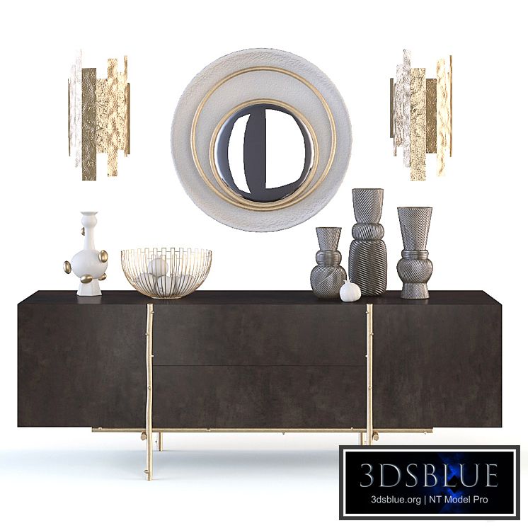 Chest of drawers and mirror Ginger & Jagger