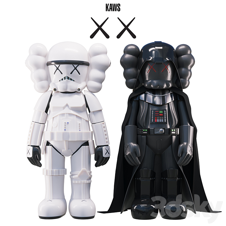 KAWS Stormtrooper Darth Vader
