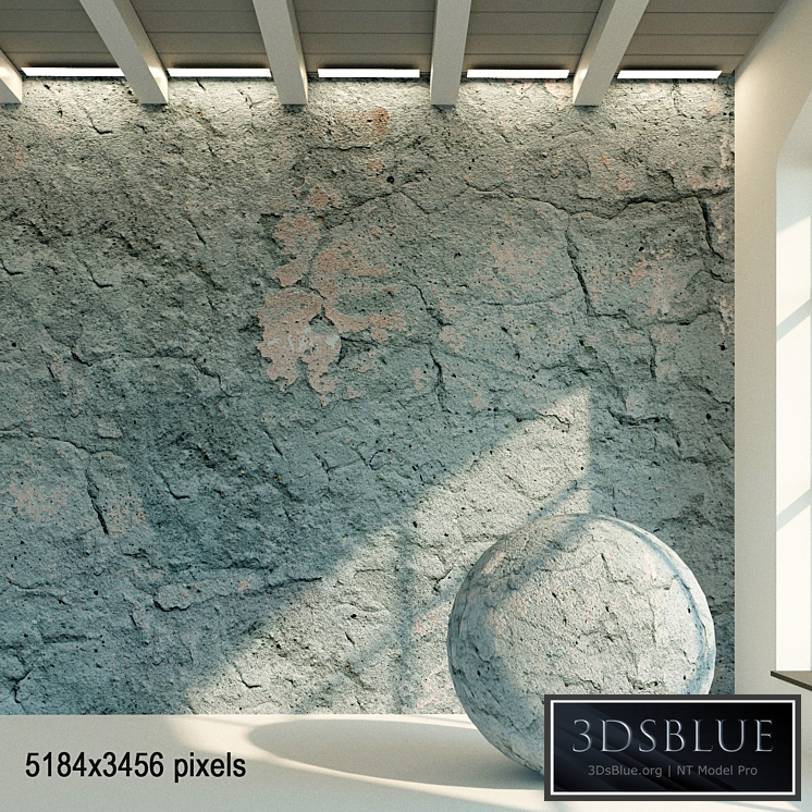 Concrete wall. Old concrete. 55 