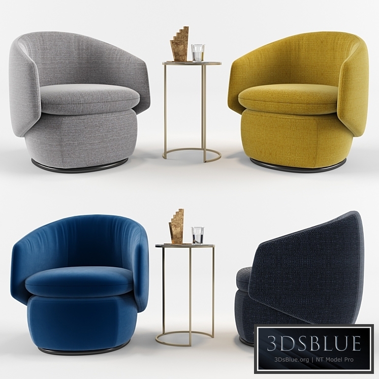 Crescent Swivel Chair_West elm