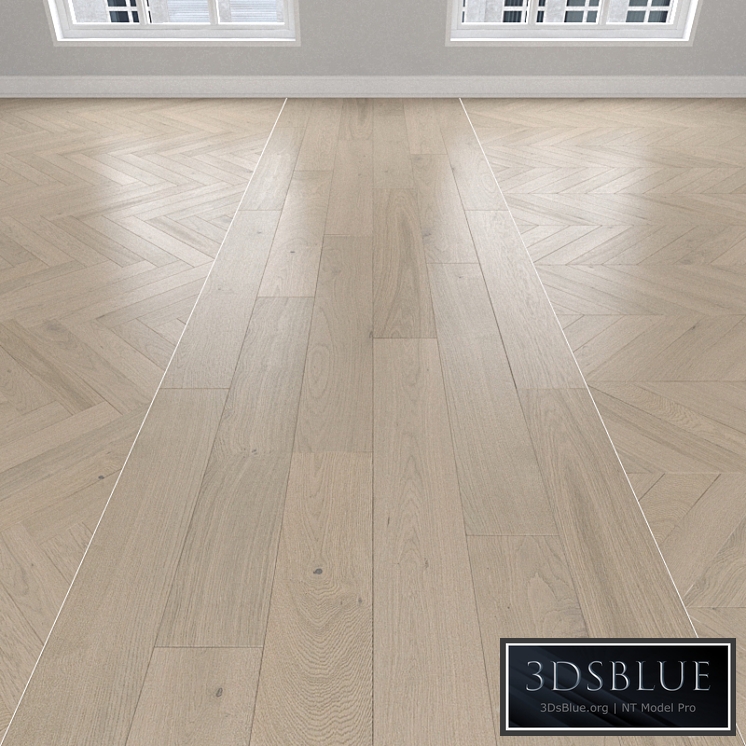 Parquet Oak sand, 3 species: herringbone, linear, chevron.