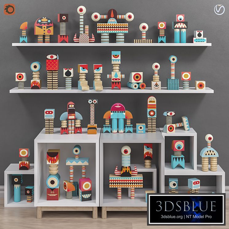 Toys and furniture set 30