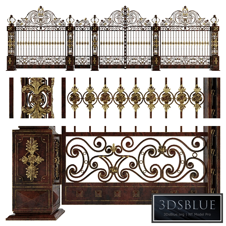 Forged gates wickets and fences N3